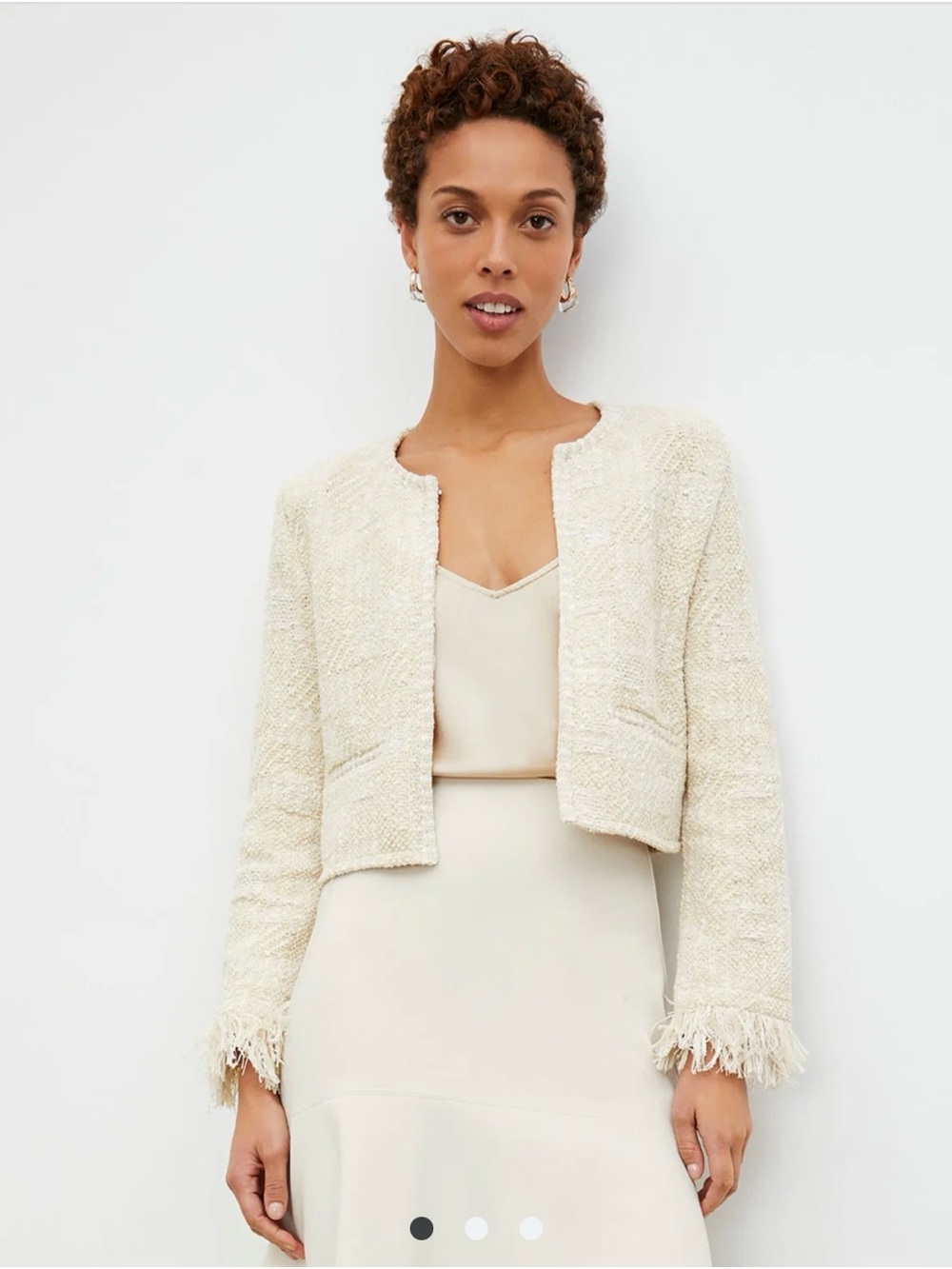 M.M. Lafleur The Lilia Jacket - Interweave cropped jacket, size small